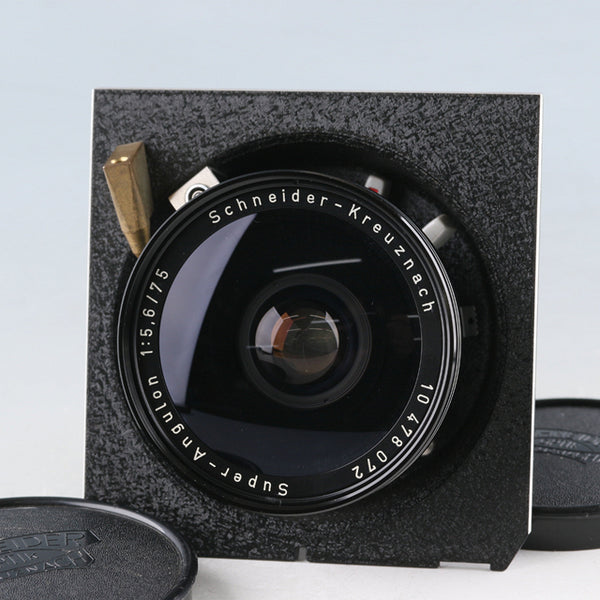 その他 Schneider-KreuznachSuper-Angulon Schneider-Kreuznach Super-Angulon 75mm F/5.6 Lens #63603B3