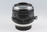 Nikon Nippon Kogaku PC-Nikkor 35mm F/3.5 Lens #63608A5