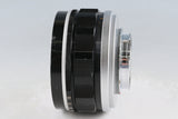 Canon TV 50mm F/0.95 Lens Modified to Leica M Mount #63650E5