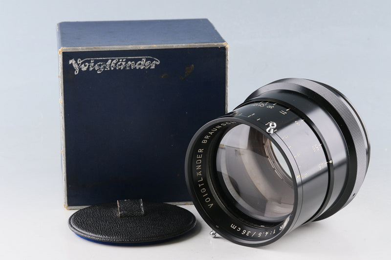 Voigtlander Braunschweig Universal-Heliar 360mm F/4.5 Lens With Box #6 ...