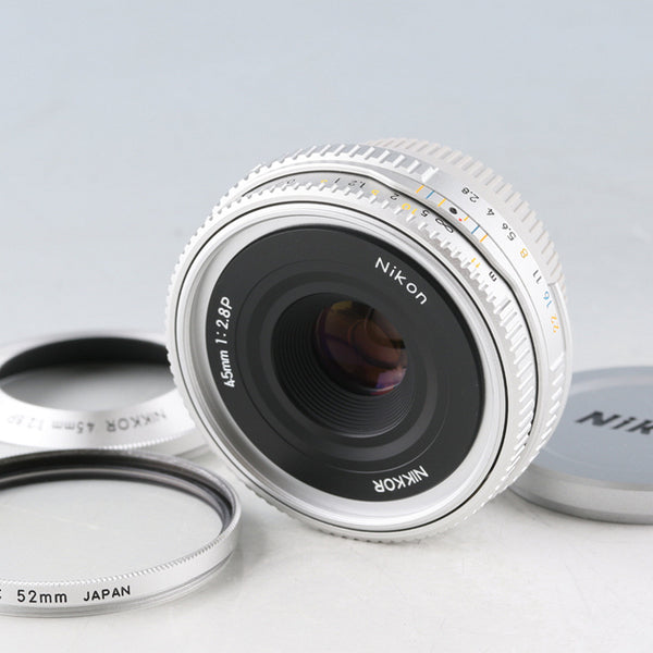 Nikon Nikkor 45mm F/2.8 P Silver Lens #63696A4 – IROHAS SHOP