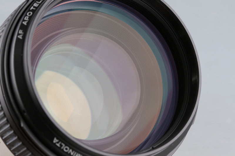 80-200mm AF APO ZOOM TELE Minolta F2.8 ミノルタ f⁄2.8 SPEED HIGH