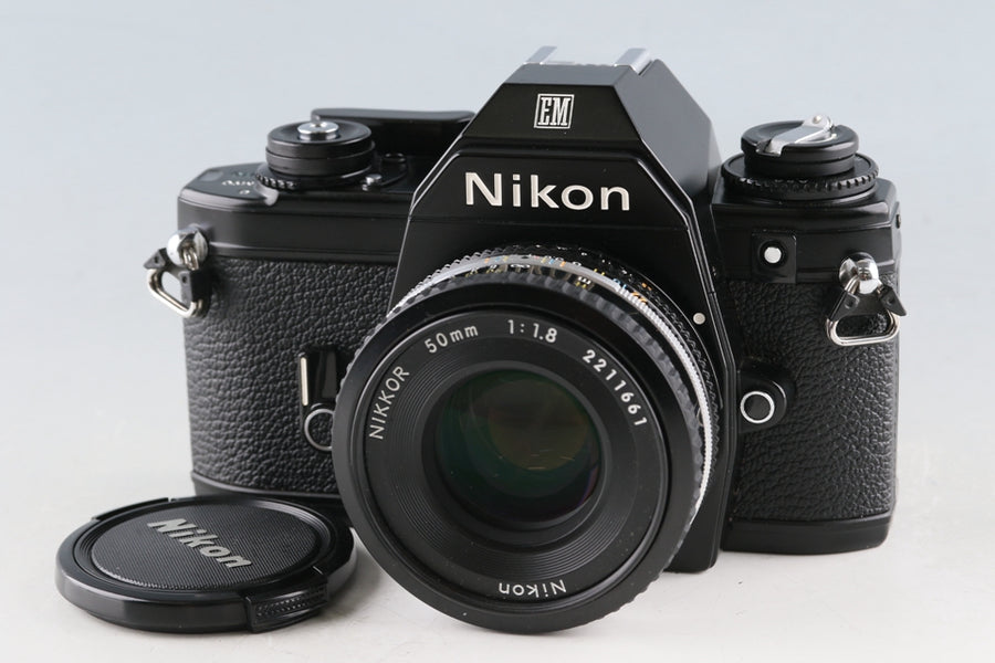 Nikon EM フイルムカメラ　50mm 1:1.8 Nikon EM + Nikkor 50mm F/1.8 Ais Lens #63826D4 – IROHAS SHOP