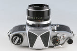 Miranda F 35mm SLR Film Camera + Auto Miranda 50mm F/1.9 Lens #63827F2
