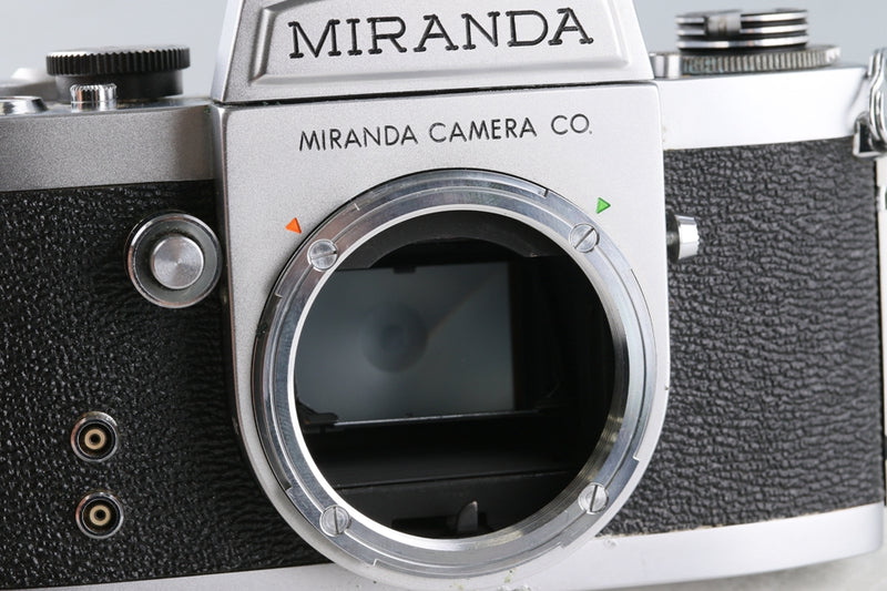 Miranda F 35mm SLR Film Camera + Auto Miranda 50mm F/1.9 Lens #63827F2 ...