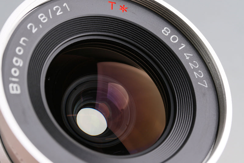 Contax Carl Zeiss Biogon T* 21mm F/2.8 Lens Modified to Leica M