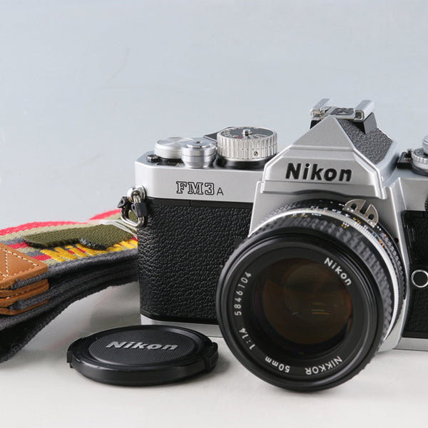 Nikon FM3A 一眼レフカメラ Nikkor 50mm Nikon FM3A + Nikkor 50mm F/1.4 Ais Lens #64163D3 – IROHAS SHOP