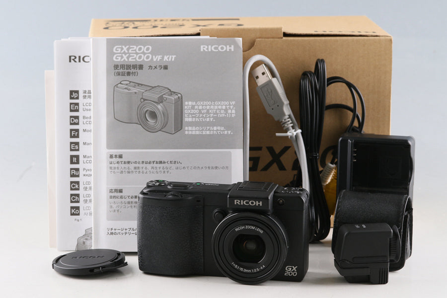 RICOH GX200用付属品5品 Ricoh GX200 Digital Camera VF Kit With Box #64221L7 – IROHAS SHOP