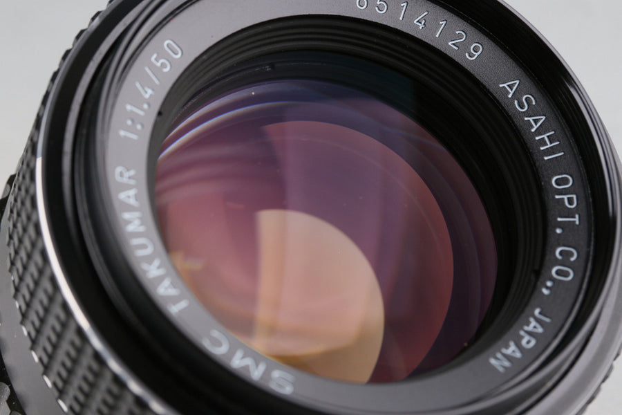 Asahi Pentax SMC Takumar 50mm F/1.4 Lens + Shoten M42-LM R50 Mount