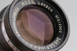 Ross Definex 3 1/2" 89mm F/3.5 Lens for Contax RF #64679C2