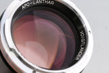Voigtlander APO-LANTHAR 180mm F/4 SL Lens for Pentax K #64870F5