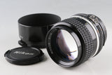 Nikon Nikkor 85mm F/2 Ais Lens #64967A5