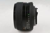 Contax Carl Zeiss Planar T* 50mm F/1.4 MMJ Lens for CY Mount #64976A2