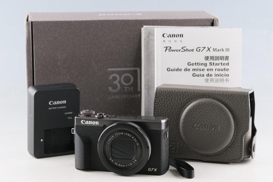 Canon Power Shot G7X Mark III 30th Anniversary Edition With Box