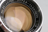 Yashica YF + Super-Yashinon 50mm F/1.8 Lens #65030D2