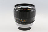 Canon FD 85mm F/1.2 S.S.C. Aspherical Lens #65075F4