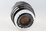 Canon FD 85mm F/1.2 S.S.C. Aspherical Lens #65075F4