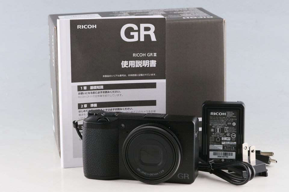 Ricoh GR IIIx Digital Camera With Box #65115L8 – IROHAS SHOP