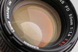 Canon EF + FD 50mm F/1.4 S.S.C. Lens #65165D3