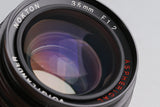 Voigtlander Nokton 35mm F/1.2 Aspherical Lens for Leica M #65173E5