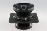 Nikon Nikkor-SW 75mm F/4.5 Lens #65235B3