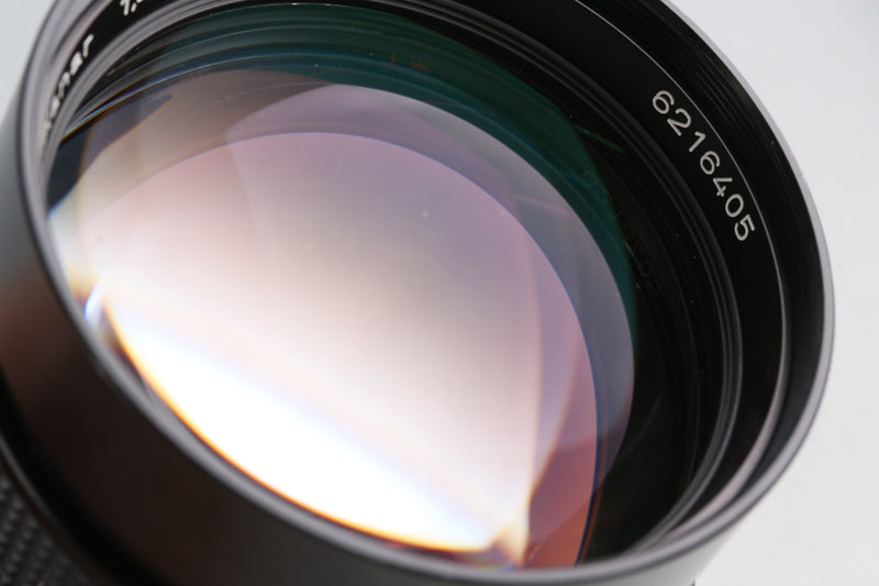 Contax Carl Zeiss Planar T* 85mm F/1.4 AEG Lens for C/Y Mount