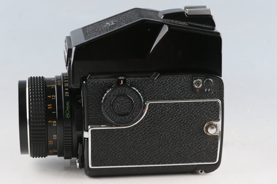 Mamiya M645 1000S + Mamiya-Sekor C 80mm F/2.8 Lens + Grip #65241E2
