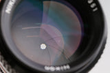 Nikon Nikkor 85mm F/2 Ais Lens #65276A3