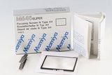 Mamiya M645super Focusing Screen N Type A4 Checker With Box #65332L7