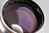 Contax Zeiss-Opton Sonnar 85mm F/2 T* Lens for Contax RF #65432F5