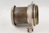 Leica Leitz Hektor 50mm F/2.5 Nickel Lens for Leica L39 #65438T