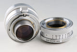 Voigtlander Nokton 50mm F/1.5 Lens + Miyazaki Optical Leica L39 Mount Adapter #65449C1