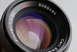 Contax Carl Zeiss Planar T* 50mm F/1.4 MMJ Lens for CY Mount #65457A1