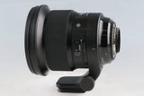 Sigma Art 105mm F/1.4 DG Lens for Nikon #65507F6