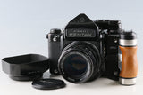 Asahi Pentax 6x7 TTL + SMC Takumar 105mm F/2.4 Lens + Wood Hand Grip #65563E3