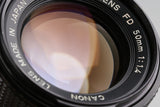 Canon FD 50mm F/1.4 Lens #65662F4