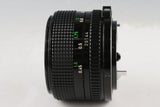 Canon FD 50mm F/1.4 Lens #65662F4