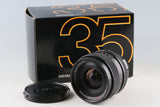 Contax Carl Zeiss Distagon T* 35mm F/2.8 AEJ Lens for CY Mount With Box #65752L7