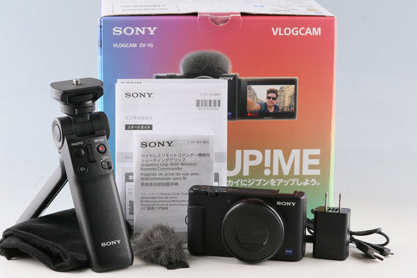 サック　　 ZV-1G SHOOTING GRIP KIT Sony Vlogcam ZV-1G Shooting Grip Kit With Box *Japanese version