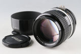 Nikon Nikkor 85mm F/2 Ais Lens #65797A3