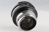 Nikon Nippon Kogaku Nikkor-S.C Black Paint 50mm F/1.4 Lens for Nikon S #65860A4