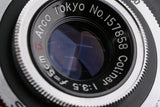 Arco 35 J 35mm Film Camera + View Arco View-colinar 50mm F/2.8 With Box #65909L7
