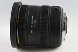 Sigma EX 10-20mm F/3.5 DC HSM Lens for Canon #65937F4