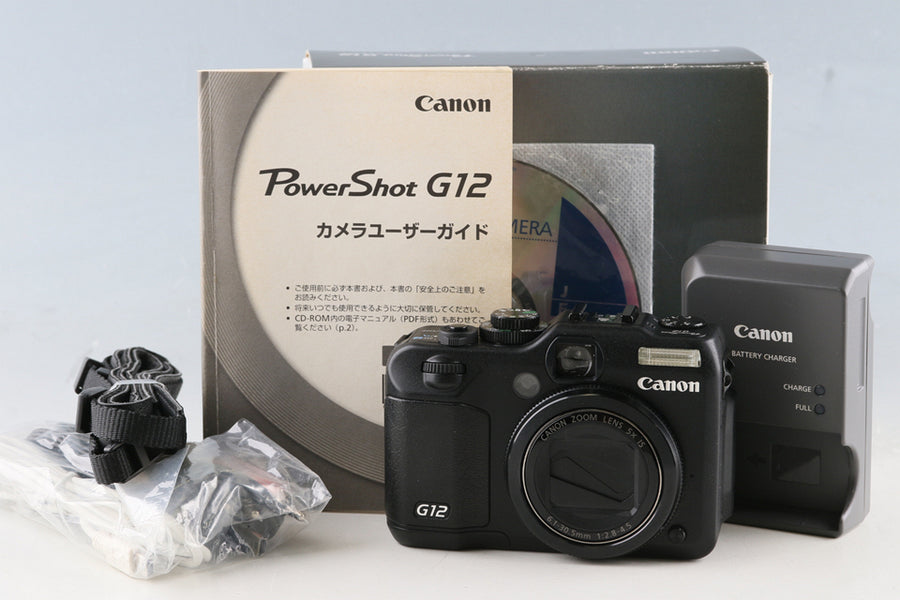 Canon Power Shot G12 Digital Camera With Box #65994L3 – IROHAS SHOP