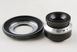 Dallmeyer 25mm F/1.9 C-Mount Lens + m4/3 Mount Adapter #66007E5