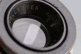 Dallmeyer 25mm F/1.9 C-Mount Lens + m4/3 Mount Adapter #66007E5