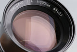 Nikon Nikkor-P 200mm F/4 Lens for Bronica #66042E6