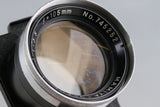 Mamiya C3 Professional + Mamiya-Sekor 105mm F/3.5 Lens #66048E3