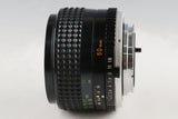 Minolta MC Rokkor-PG 50mm F/1.4 Lens #66073F5