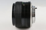 Minolta MC Rokkor-PG 50mm F/1.4 Lens #66073F5
